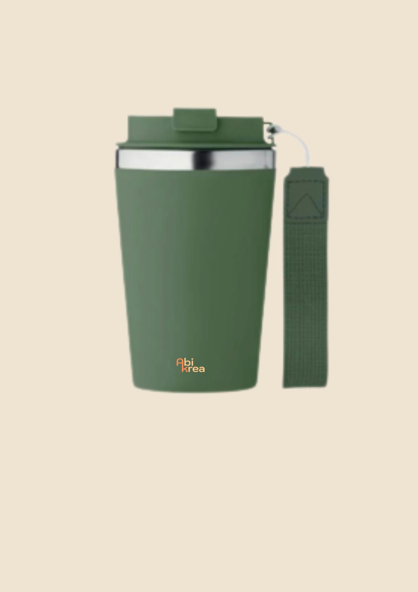 Mug isotherme en acier inoxydable avec sangle PAPA
