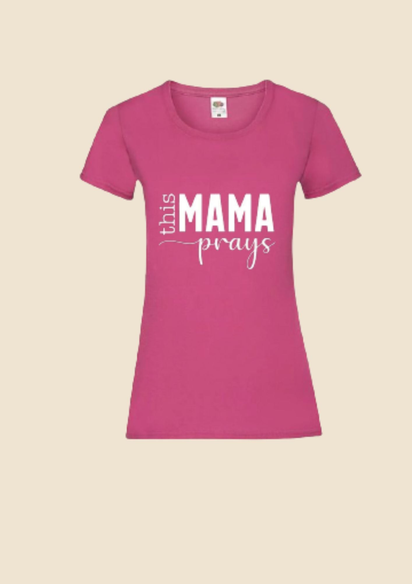 T-shirt "This mama prays"