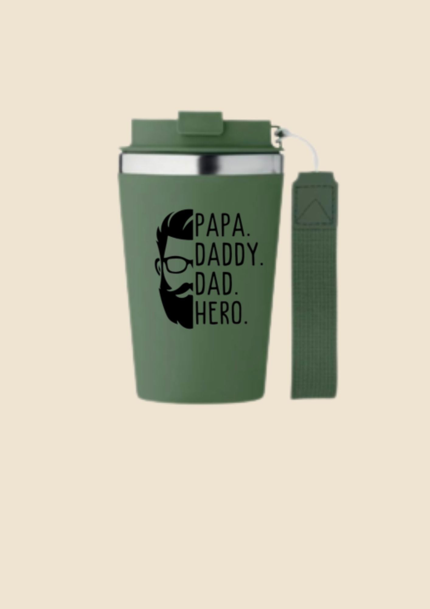 Mug isotherme en acier inoxydable Papa- Daddy